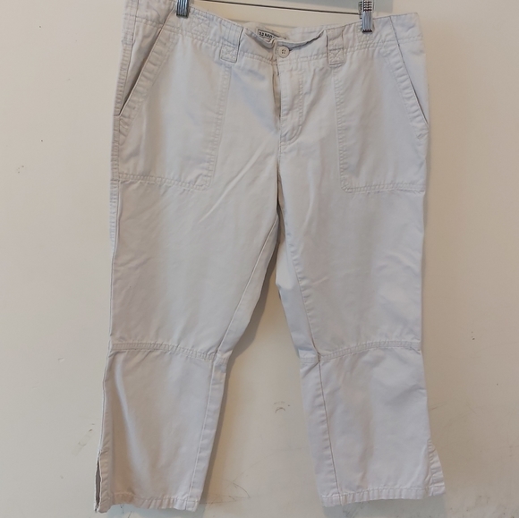 Old Navy | Pants u0026 Jumpsuits | Old Navy Womens Ultra Low Waist Capris White  Size 6 | Poshmark